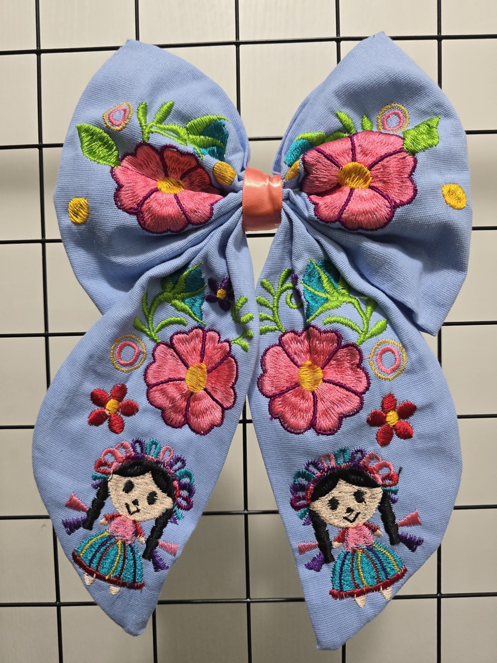 Embroidered Bow
